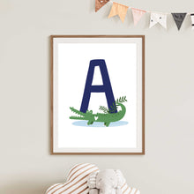 Load image into Gallery viewer, Children’s Animal Alphabet Print