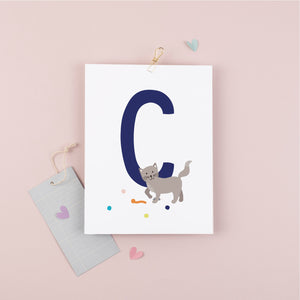 Children’s Animal Alphabet Print