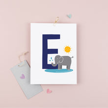 Load image into Gallery viewer, Children’s Animal Alphabet Print