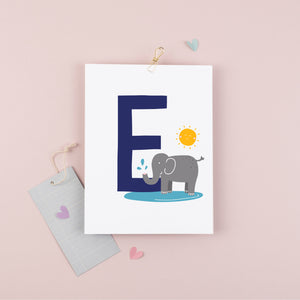 Children’s Animal Alphabet Print