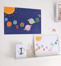 Load image into Gallery viewer, Children&#39;s Solar System Print