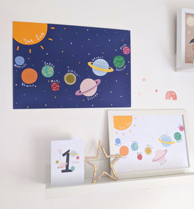 Children's Solar System Print