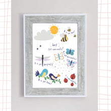 Load image into Gallery viewer, Sky Print | Sky Animals | Nursery Print | Kids Wall Art