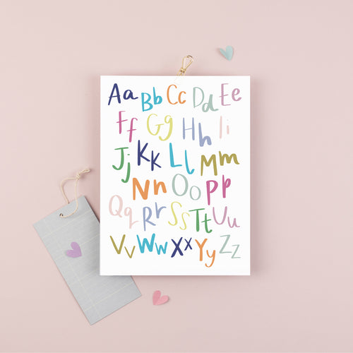 Children's Alphabet Print