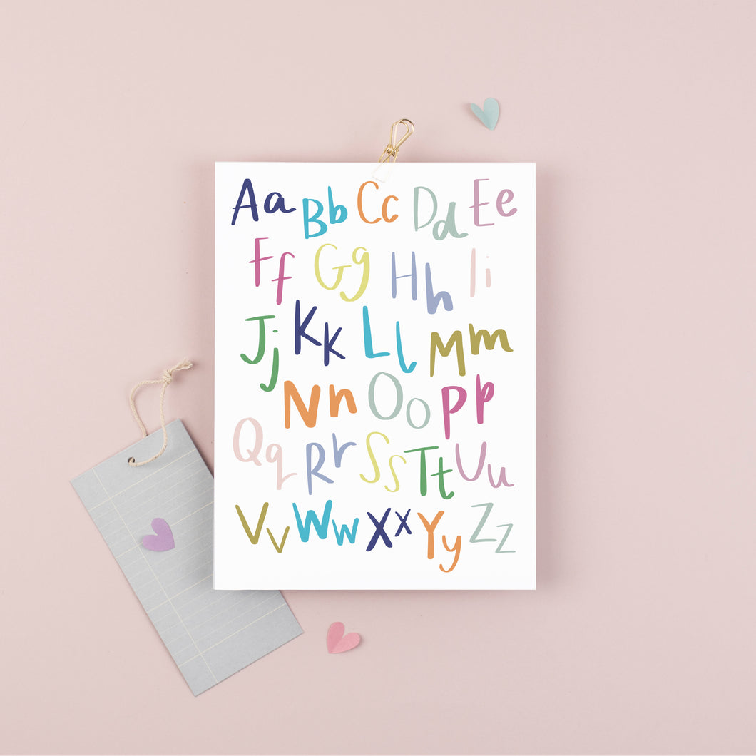 Children's Alphabet Print