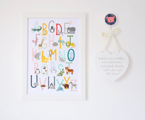 Animal Alphabet Print