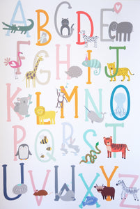 Animal Alphabet Print