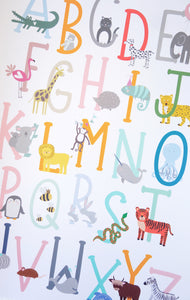 Animal Alphabet Print