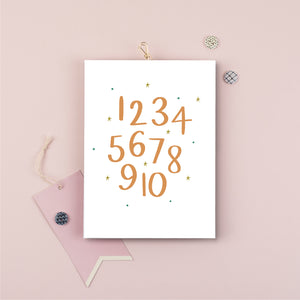 Children's Numbers Print