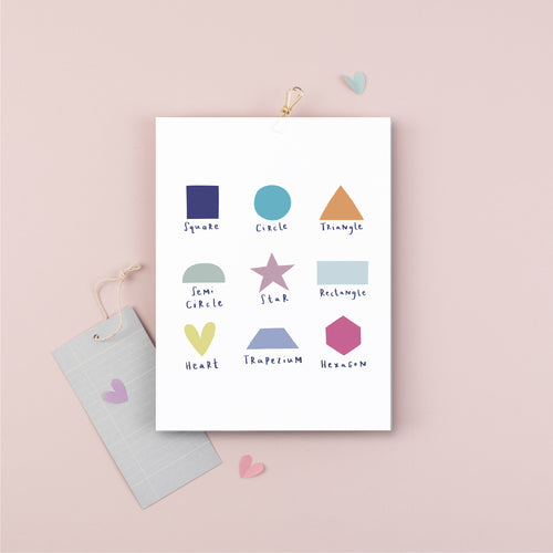 Children's Shapes Print