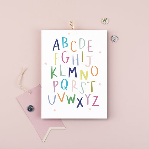 Children's Uppercase Alphabet Print