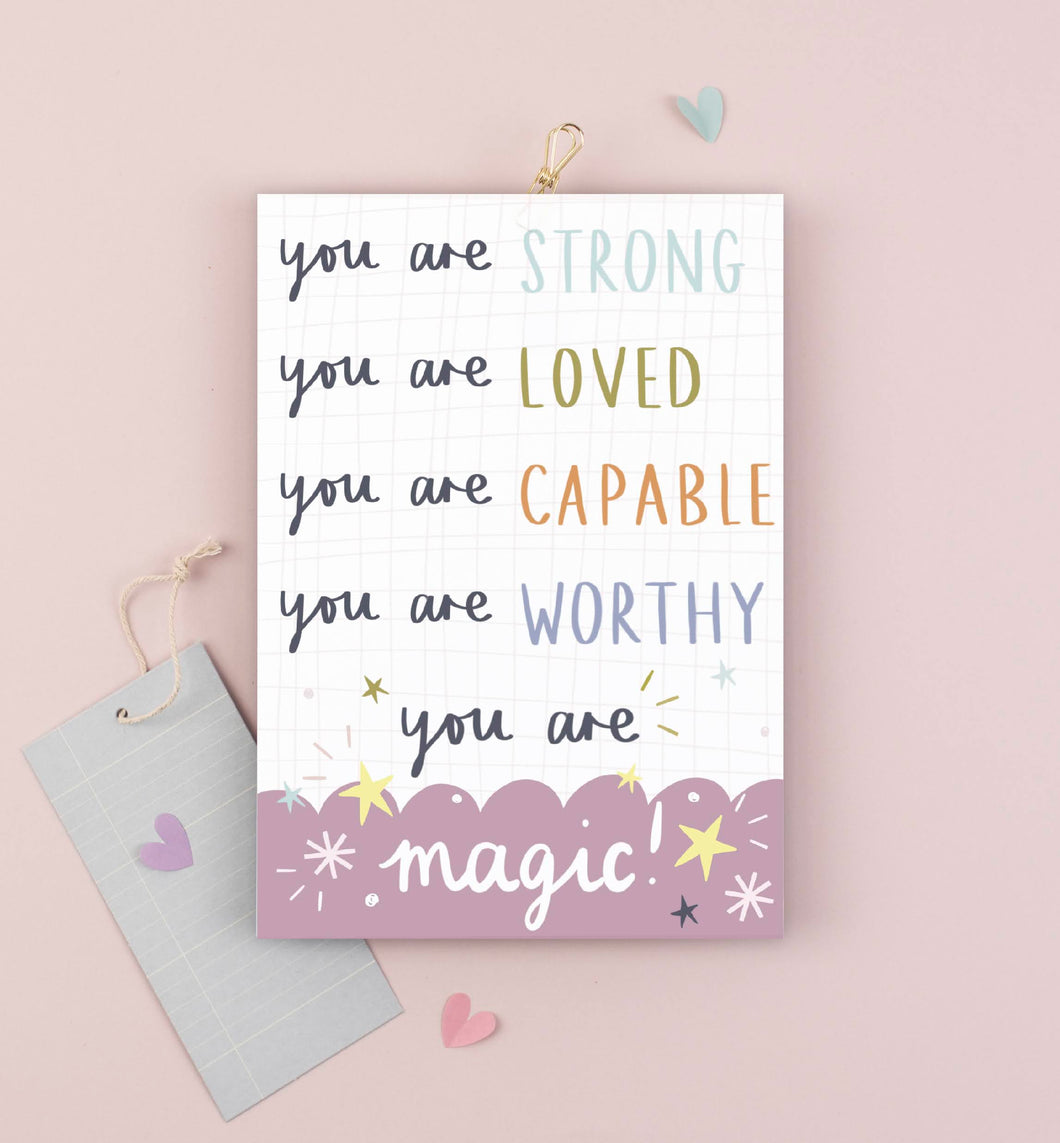 Children’s ‘You are Magic’ Affirmation Print