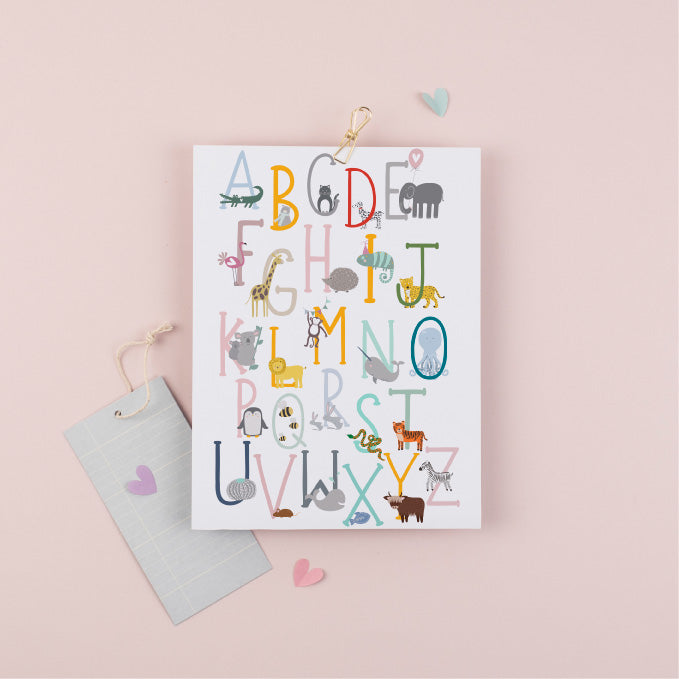 Animal Alphabet Print