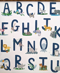 Animal Alphabet Print | Full A-Z